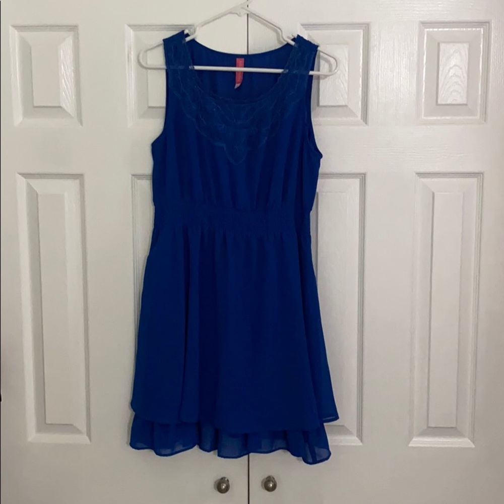 Blue dress